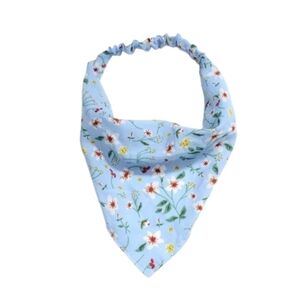 Floral Headscarf (blue)